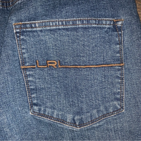Women’s 8 RALPH LAUREN CLASSIC STRAIGHT Blue Denim Jeans Excellent Vintage - Picture 8 of 14